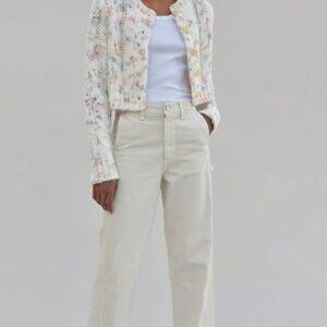 Urban Outfitters Cameron Confetti Cable Knit Crop Cardigan NWT